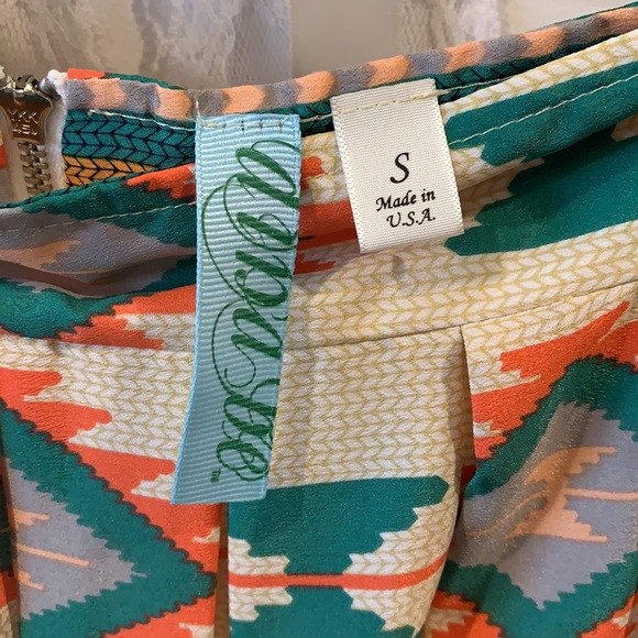 Tribal western pleated skirt - Picture 3 of 3